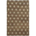Espectaculo Maddox 5650 Hand Knotted Wool Runner Rug, Brown - 42 ft. 6 in. x 10 ft. ES1876621